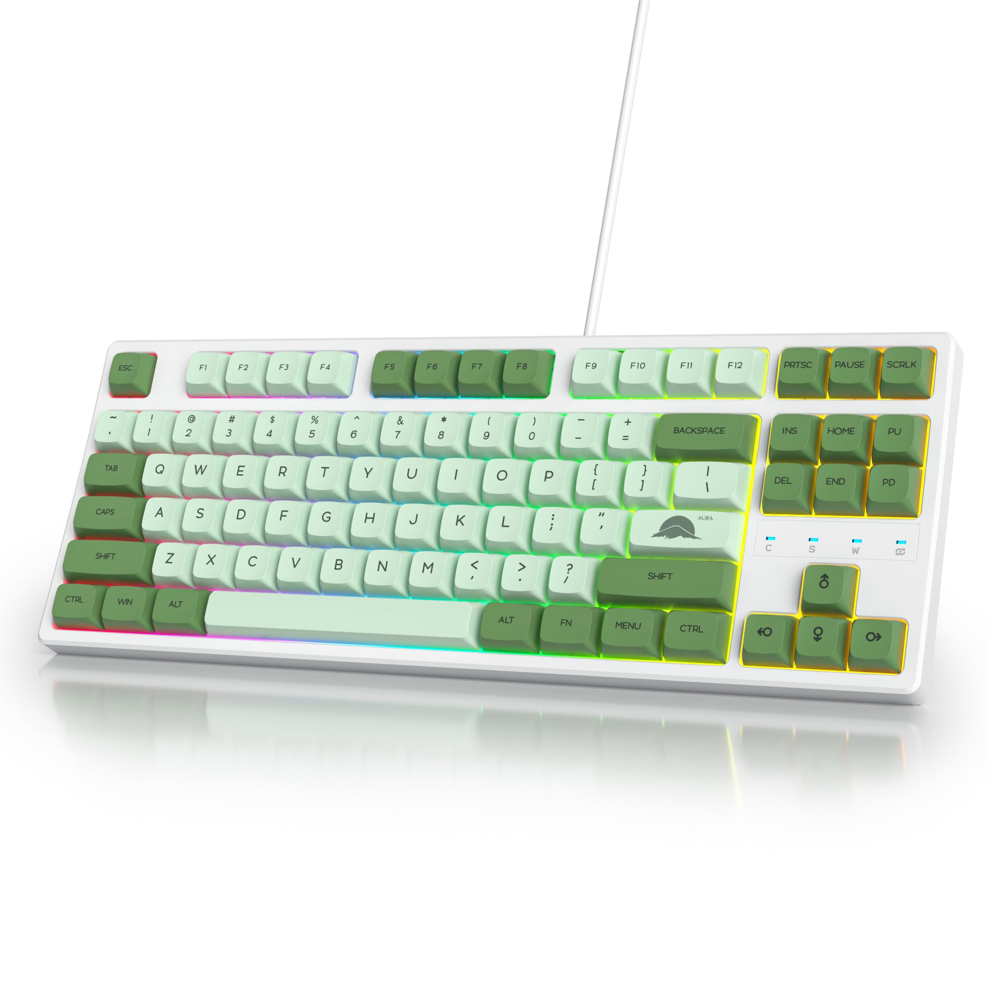Amazon.com: Ussixchare 75 Percent Mechanical Gaming Keyboard 87